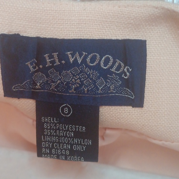 E.H. Woods Women's Cream Jacket Size 8 Set - Picture 7 of 8
